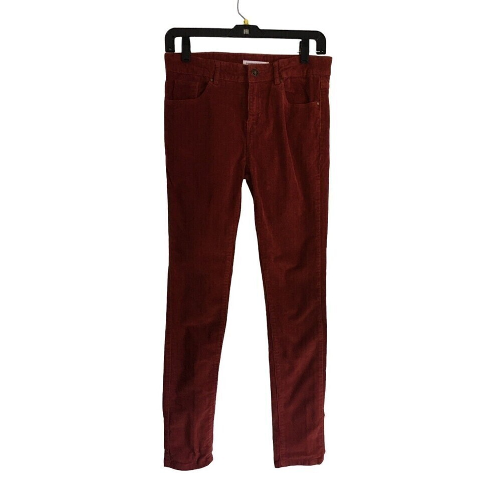 Les Essentials De Monoprix Corduroy Pants Size 14 Skinny Red Teen's cramoisi